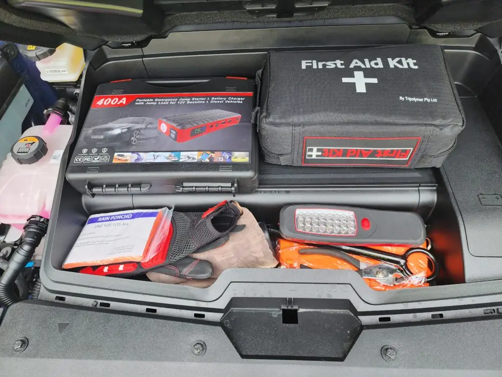 emergency kit for ev road trip